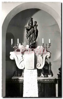Labastide d'Armagnac — Estátua da Virgem com o Menino — Editor Studio-Éd. Mont-de-Mézian