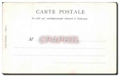 Paris — Torre da Hora (Palácio da Justiça) — Carta Tourneste, Série 1 — Verso