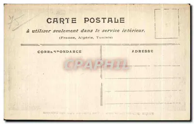 Paris inundado (janeiro de 1910) — Vista tirada do Quai des Orfèvres — Verso