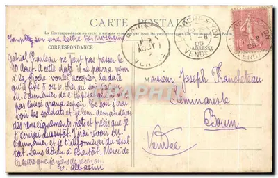 Charlemagne — Patronato São Luís — Beauvallon, La Roche-sur-Yon — Verso