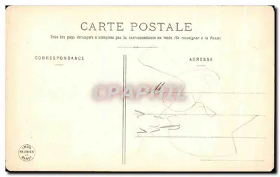 Chasseuse — femme armée d'un fusil à bandoulière — éditeur Chidé G. Margret, Nancy — Rewers