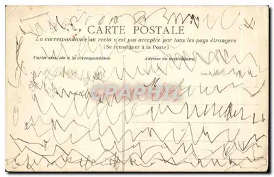 Criança com chapéu — com texto de felicitações — Hétilloïpée Lugos et Cie, Nantes — Verso