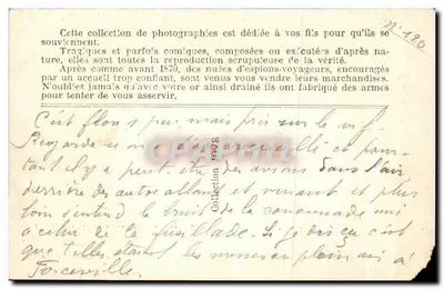 A missa do domingo perto da linha de fogo em CHENAY — Guerra 1914 (Setembro) — Fot. Tenente Depasse — Verso