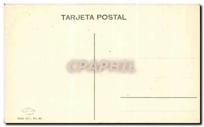 Wąwóz Rio Darro — Granada — Wydawca nieznany, seria 657, nr 40 — Rewers