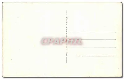 Vista de Roquebrune e o Cabo Martin — Bilhete postal antigo — n° 215 — Verso