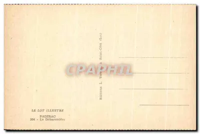 Grotta di Padirac — Il Docks — Edizioni L. Verrier a Saint-Céré (Lot) — Verso