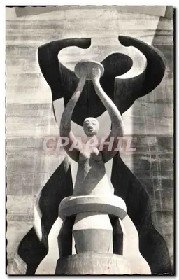 Lomé (Togo) — Monument comemorativo da independência do Togo — detalhe — Sociedade Walter e Cie, B. 1