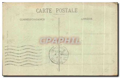 Park van VERSAILLES — Bassin d'Encelade van B. Marsy — uitgever niet zichtbaar — Achterkant