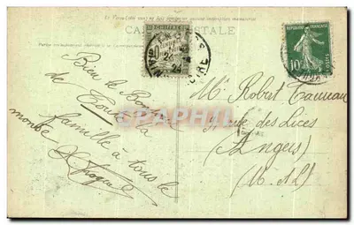 Katedra w ROUEN — Strzała (wysokość 152 m) — C.P. - 5 — Rewers
