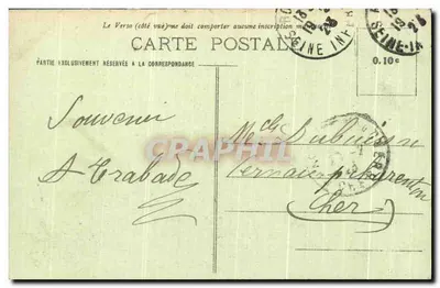 Rouen — Most Boieldieu i Katedra — C.P. 349 — Rewers