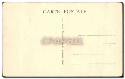 Rouen — Torre São André — Rua Jeanne-d'Arc — editor Gaby, n° 160 — Verso