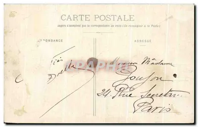 Floresta de Fontainebleau — Rocher de Dom-Motin (Gorges du Houx) — n°367 — Verso