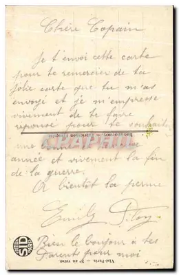Un saluto da Châhes — Edizione Sid Paris, n° 2073 — Verso