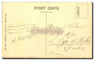 Londyn z Monumentu — widok panoramiczny — Wydawnictwo 'Philice', Londyn W.C., seria nr 2516 — Rewers