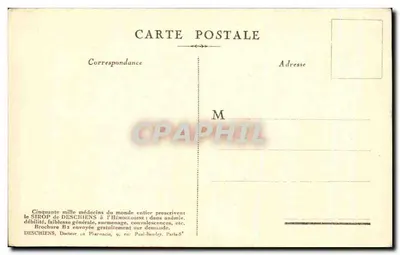 Panthéon — Paryż — Darowizna od Hémoglobine Deschiens — Rewers
