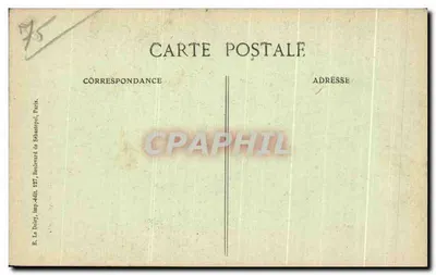 Paris d'outro tempo — Ponte Novo — Saída da escada — Verso