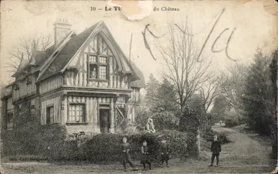 Bilhete postal antigo Neuilly en Thelle Le Chateau
