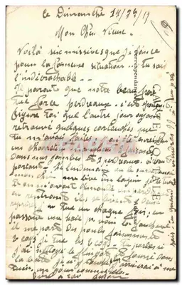 Chaumont-en-Vexin (Oise) — Igreja de São João Batista, construída em 1520 e reformada em 1577 — Carta postal — Verso