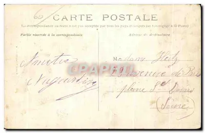 Chaumont-en-Vexin — Igreja — Portal norte — Bazar Chaumont — Verso