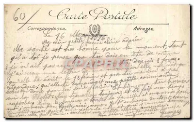 Pierrefonds — Zamek — Ogólny widok z południa — Wydawnictwo A. Dérôme, Pierrefonds (Oise) — Rewers