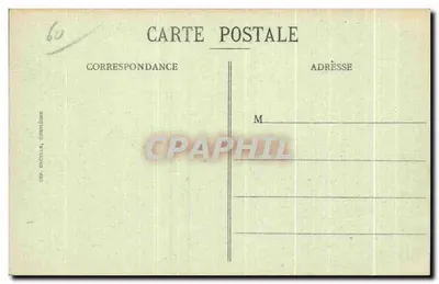 Pierrefonds — Ruiny zamku — Wydawca Decellis, nr 60 — Rewers