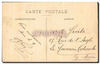Compiègne — Aleje — 'Śmierć łosia' — Lambert-Henry, Compiègne — Rewers