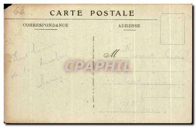 Compiègne — Bombardamento de 1918 — Rue de Lorraine — Verso