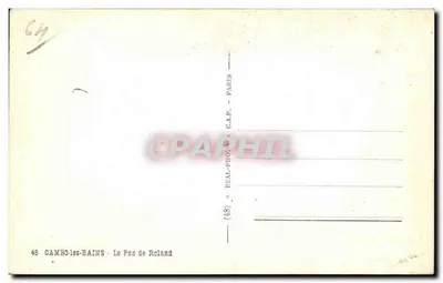 The Pas de Roland — Cambo-les-Bains — C.A.P. — Paris — Back