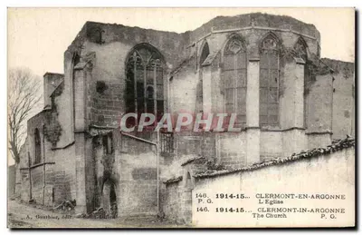 Clermont-en-Argonne — A Igreja — A. Gauthier, editora n°146