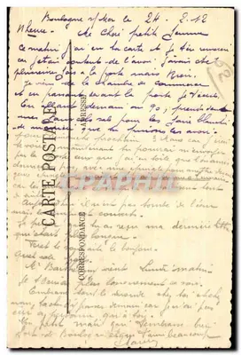 Mulher em traje tradicional — Boulogne-sur-Mer — Tipo de Boulonnaise, n°335 — Verso