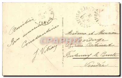 Stara pocztówka Constantine La Ville indigenueau bord du Rhumel Algérie — Rewers