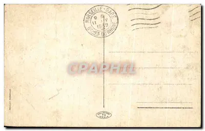 Alger — Sous la Voute de l'Amirauté — éditeur HOUILLLOT MARSEILLE, n°42 — Verso