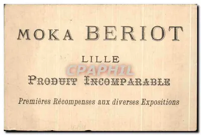 Chromo Etats Generaux 1789 Moka Beriot Lille Revolution — Verso