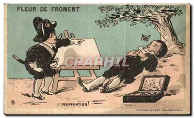L'INSPIRATION — FLEUR DE FROMENT — E. SIRVEN, IMP. EDIT. TOULOUSE-PARIS
