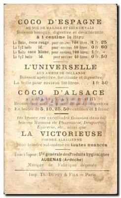 Gasconnade — Scena humorystyczna z dwoma mężczyznami na wieży kościoła Notre-Dame — Imp. Th. Dupuy & Fils — Paryż — Rewers