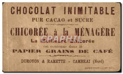 Image Emile Loubet President De La Republique Francaise chicoree a la MenagereDurozon et Ramette Cambrai — Rewers