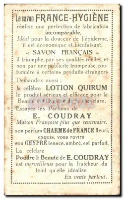 Pies — Interpretacje do rysowania prosto — Metoda V. Jacquot i P. Ravoux, oferowana przez Savon France Hygiène — Rewers