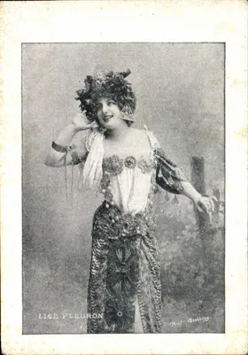 Lise Fleuron — Retrato da bailarina — Prof. Stubbing
