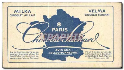 Montbéliard (Doubs) — a Catedral — Cacao Suchard — Verso