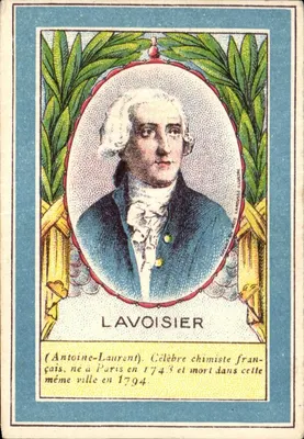 Lavoisier — francuski chemik (1743-1794) — Lapoussée Illustrée