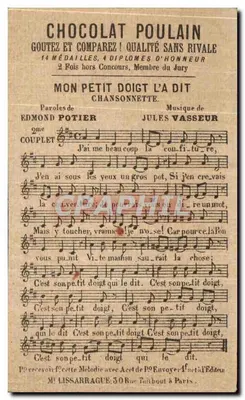 खेल रहे बच्चे — चॉकलेट पौलेन — प्रकाशक लिसाराग, पेरिस — पीछे
