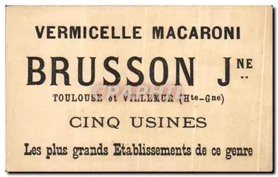 Dança militar — cena festiva sob uma árvore — editor Brussson, Toulouse — Verso