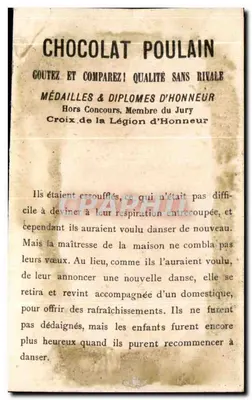 Crianças após a dança — Chocolat Poulain — H.L. 590 — Verso