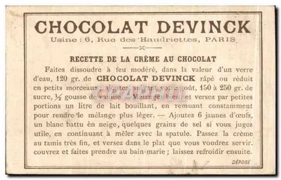 Śmierć Jeanne d'Arc — 30 Maj 1431 — Chocolat Devinck N°12 — Rewers