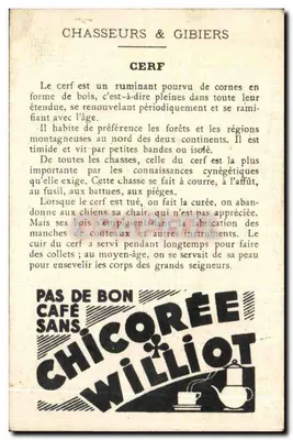 Caccia al cervo — (Francia) — Cacciatori e Prede — Verso
