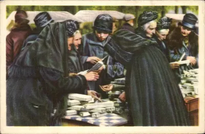 Vendedoras de velas — Folclore belga — Côte d'Or n°23