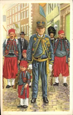 Fosse — o mais jovem e o mais velho dos « soldados » da Marcha de Saint-Feuillien — Côte d'Or, n°43