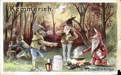 Kemmerich — A preparação do jantar — Gaberet & Perich-Ruël