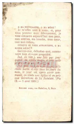 As Rosas do Jardim de Maria — Rosa de Gethsêmani — Editor L. Bouasse Jr. & Cie, n°90 rue Mabillon, Paris — Verso