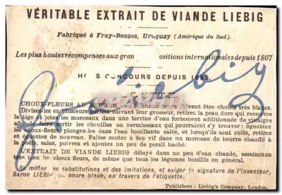 Barco do Nilo — Companhia Liebig — Editora Liebig's Company, Londres — Verso